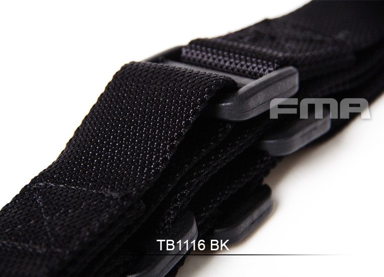 FMA FS1 Two-Point Fast Tightening Sling - Black OD-A-TB1116-BK asgbox.pl FMA FS1 Two-Point Fast Tightening Sling - Black - obrazek 3