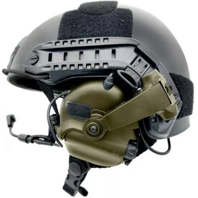 EARMOR M32X MOD4 Tactical Headset, M16C Mount for FAST / ARC - Green