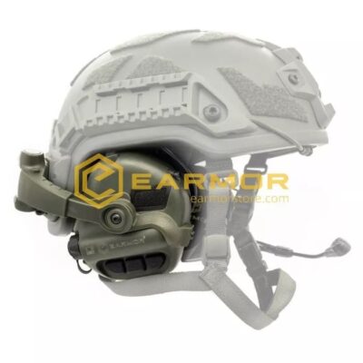 Alternative view of EARMOR M32X MOD4 Tactical Headset, M16C Mount for FAST / ARC - Green