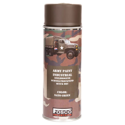 ARMY camouflage paint spray 400 ml OLIVE NATO