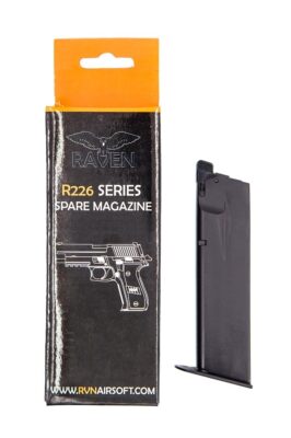 RAVEN Gas Magazine for R226 GBB, 21 BBs - Black - obrazek 2