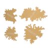 ANAREUS Pack of 3D Max-SilkLeaf Camouflage Leaves, 60 Pcs - Brown OD-A-ANAR97-M asgbox.pl