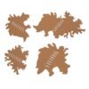 ANAREUS Pack of 3D Max-SilkLeaf Camouflage Leaves, 60 Pcs - Brown OD-A-ANAR97-M asgbox.pl