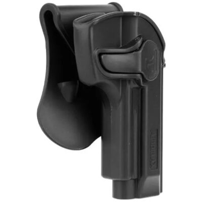 AMOMAX Beretta 92 Pistol Holster, Right Hand - Black