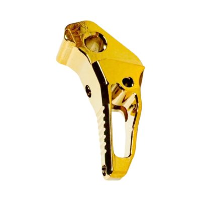 Alternative view of CTM CNC Adjustable VELO Trigger for AAP-01 and G-Series - Gold (Electroplated)