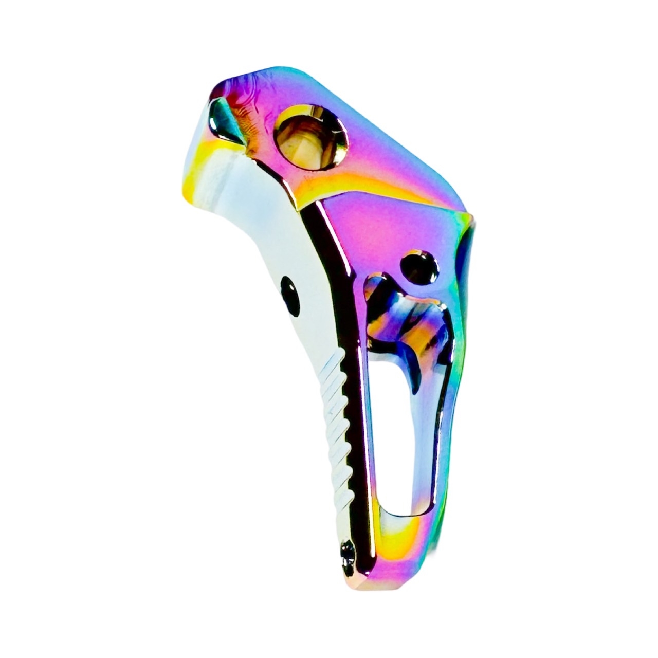 CTM CNC Adjustable VELO Trigger for AAP-01 and G-Series - Chameleon (Electroplated) OD-A-CTM0080-ECH asgbox.pl CTM CNC Adjustable VELO Trigger for AAP-01 and G-Series - Chameleon (Electroplated) - obrazek 2