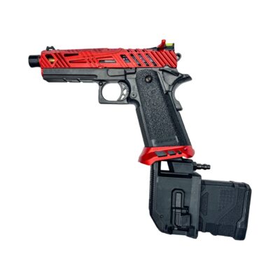 CTM Hi-Capa HPA M4 AEG Magazine 90° Angled Adapter - Red / Black OD-A-CTM0082-RDBK asgbox.pl CTM Hi-Capa HPA M4 AEG Magazine 90° Angled Adapter - Red / Black OD-A-CTM0082-RDBK asgbox.pl