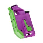 CTM Hi-Capa HPA M4 AEG Magazine 90° Angled Adapter - Violet / Green - obrazek 2