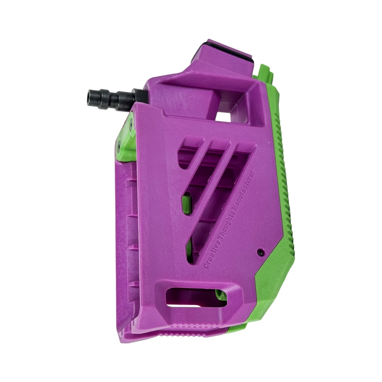 CTM Hi-Capa HPA M4 AEG Magazine 90° Angled Adapter - Purple / Green OD-A-CTM0082-VTGN asgbox.pl CTM Hi-Capa HPA M4 AEG Magazine 90° Angled Adapter - Purple / Green - obrazek 3