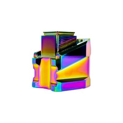 Alternative view of CTM Enlarged Aluminum Magazine Base Plate AAP-01 and G-Series - Chameleon (Electroplated)