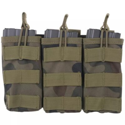 Alternative view of GFC MOLLE Triple Pouch for Rifle Magazines (M4 / AK), Open Type - WZ.93