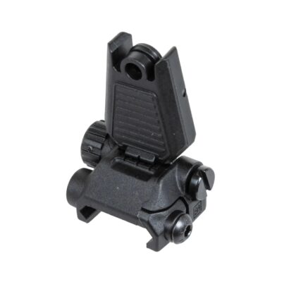 SA AR15 EDGE(TM) Flip-Up RIS Rail Rear Sight - Black