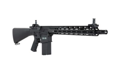 SA SR25 M-LOK Fixed Stock (SA-E38 Edge(TM) Kestrel(TM) ETU) - Black - obrazek 3