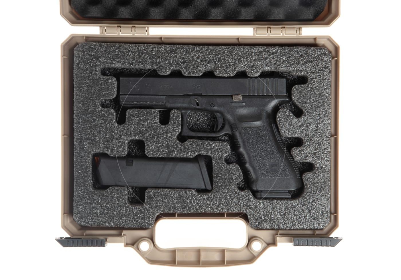 Nimrod Transport Pistol Case, 31x27x7.5 cm (Pre-Cut) - Tan OD-A-NIM11-DE asgbox.pl Nimrod Transport Pistol Case, 31x27x7.5 cm (Pre-Cut) - Tan - obrazek 5