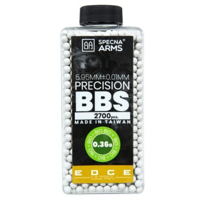 SA EDGE ULTRA(TM) BIO Pellets 0.36g, 2700 BBs (Bottle) - White