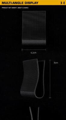 WST Kydex Insert for 5.56 (M4 / AR15) Magazine Pouch, Low – Black - obrazek 4