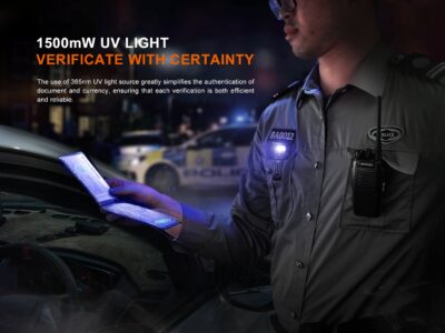 FENIX Rechargeable Flashlight SW05R-UV (White Light / UV) - Green - obrazek 5