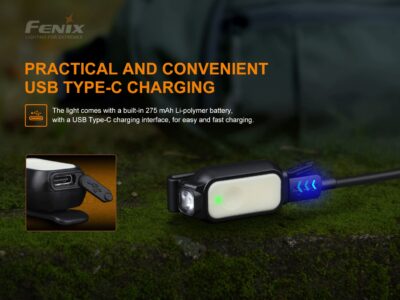 FENIX ​​​​MINI-LITE Rechargeable Flashlight - Black - obrazek 5