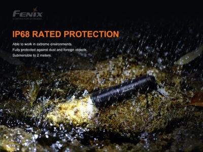 FENIX ​​​​E01 V2.0 Flashlight - Black - obrazek 4