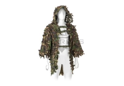 Invader Gear Ghillie Base Leaf Camouflage Suit - Woodland - obrazek 2