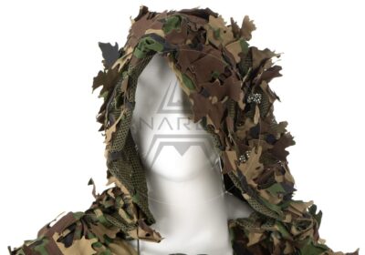 Invader Gear Ghillie Base Leaf Camouflage Suit - Woodland - obrazek 4
