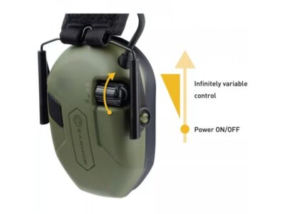 EARMOR M300A Electronic Hearing Protector - Green - obrazek 4