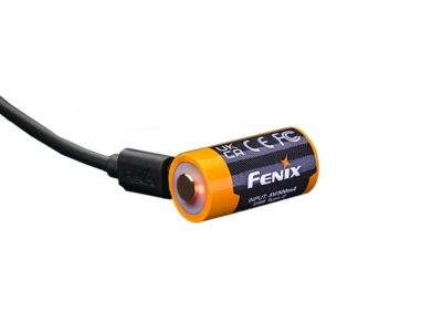 FENIX Rechargeable USB-C Battery RCR123A 3.6V - 800 mAh - obrazek 3
