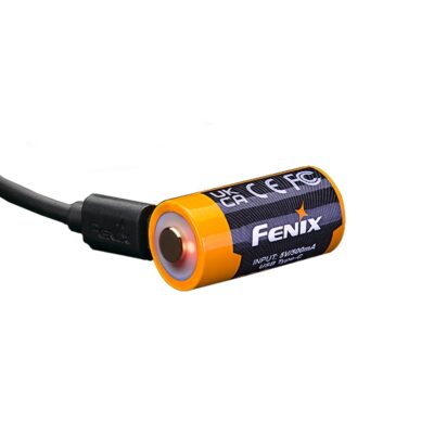 FENIX Rechargeable USB-C Battery RCR123A 3.6V - 800 mAh OD-A-FERCR123A800UP asgbox.pl