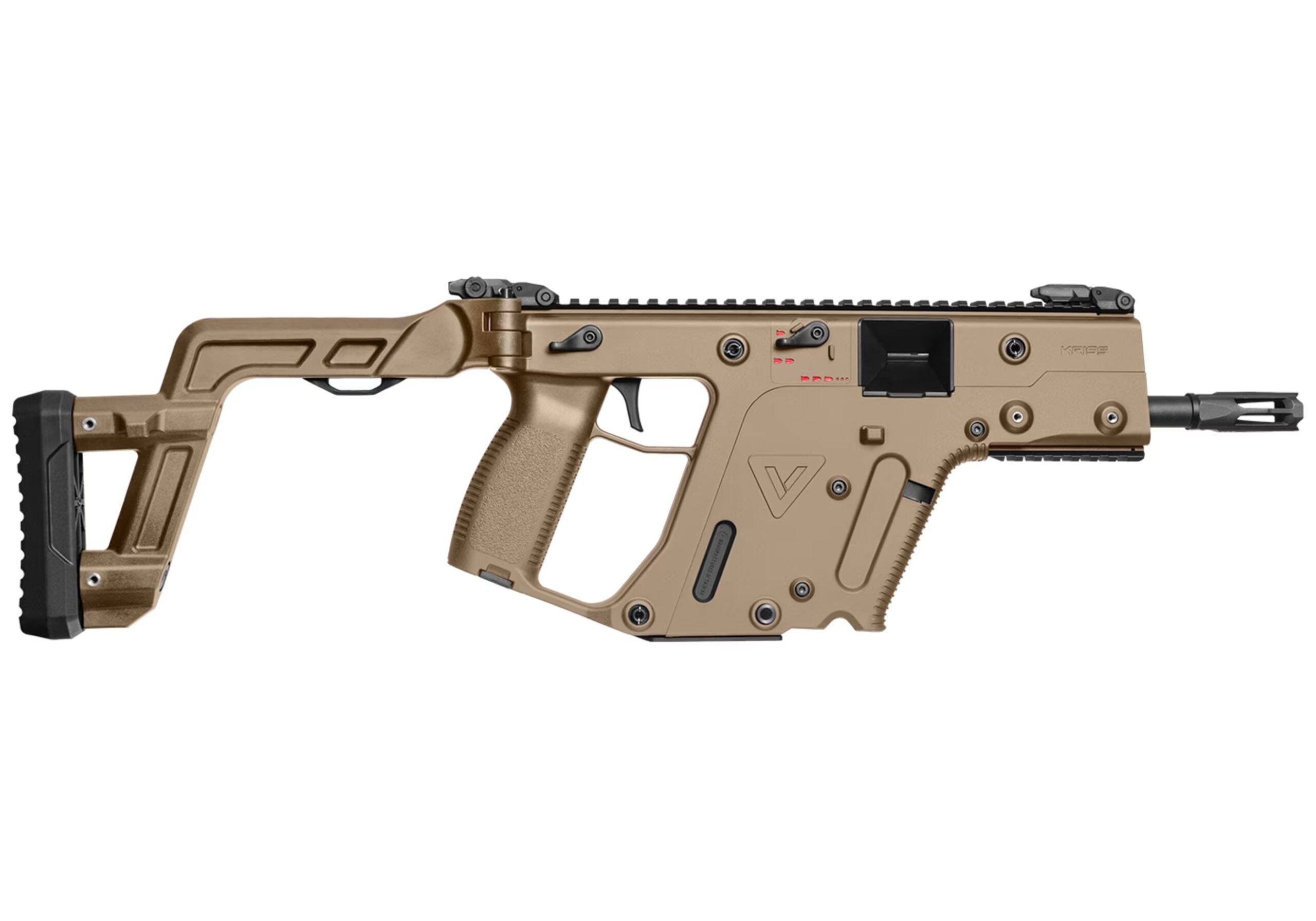 KRYTAC KRISS VECTOR SMG V2 AEG, Folding Stock - Tan OD-A-KRYTAC029 asgbox.pl KRYTAC KRISS VECTOR SMG V2 AEG, Folding Stock - Tan - obrazek 2