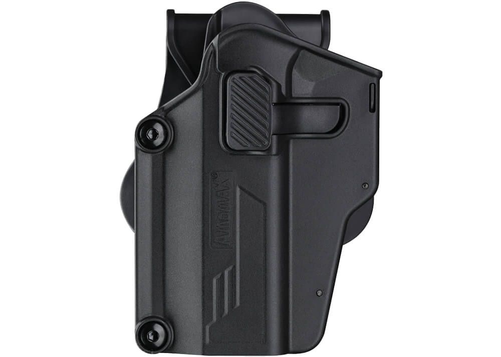 AMOMAX Universal Pistol Holster Per-Fit(TM), Left Hand - Black OD-A-AMX011-BK asgbox.pl AMOMAX Universal Pistol Holster Per-Fit(TM), Left Hand - Black - obrazek 2
