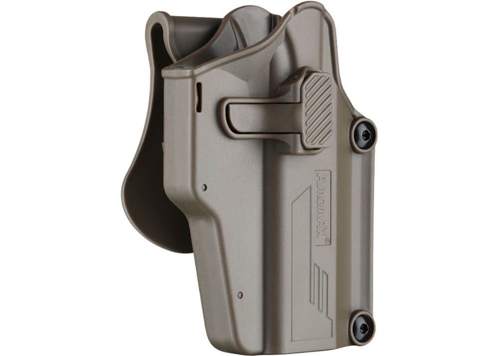AMOMAX Universal Pistol Holster Per-Fit(TM), Right Hand - Tan OD-A-AMX001-FDE asgbox.pl AMOMAX Universal Pistol Holster Per-Fit(TM), Right Hand - Tan