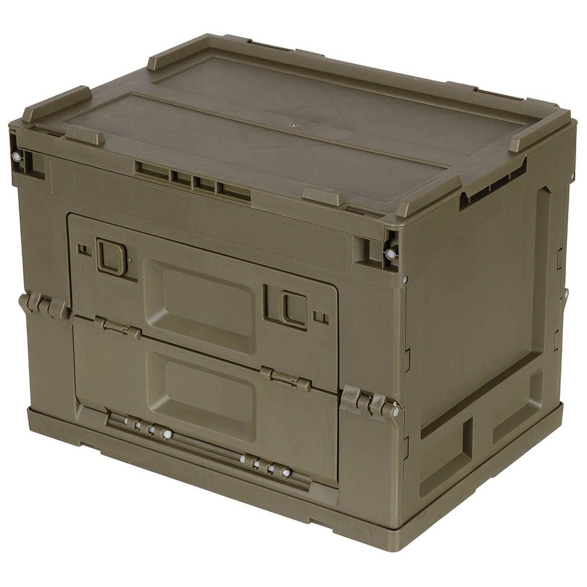 MFH Folding Plastic Crate / Box (20 liters) - Green OD-A-MFH0030 asgbox.pl MFH Folding Plastic Crate / Box (20 liters) - Green