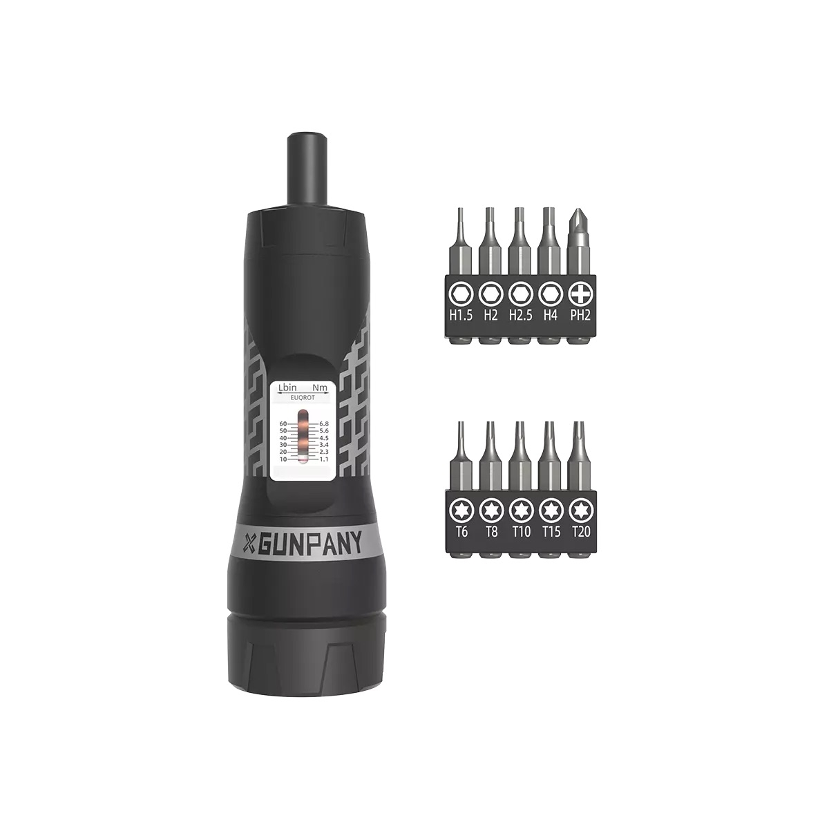 VO Torque Screwdriver with Bit Set - Black OD-A-SCTK-04 asgbox.pl VO Torque Screwdriver with Bit Set - Black