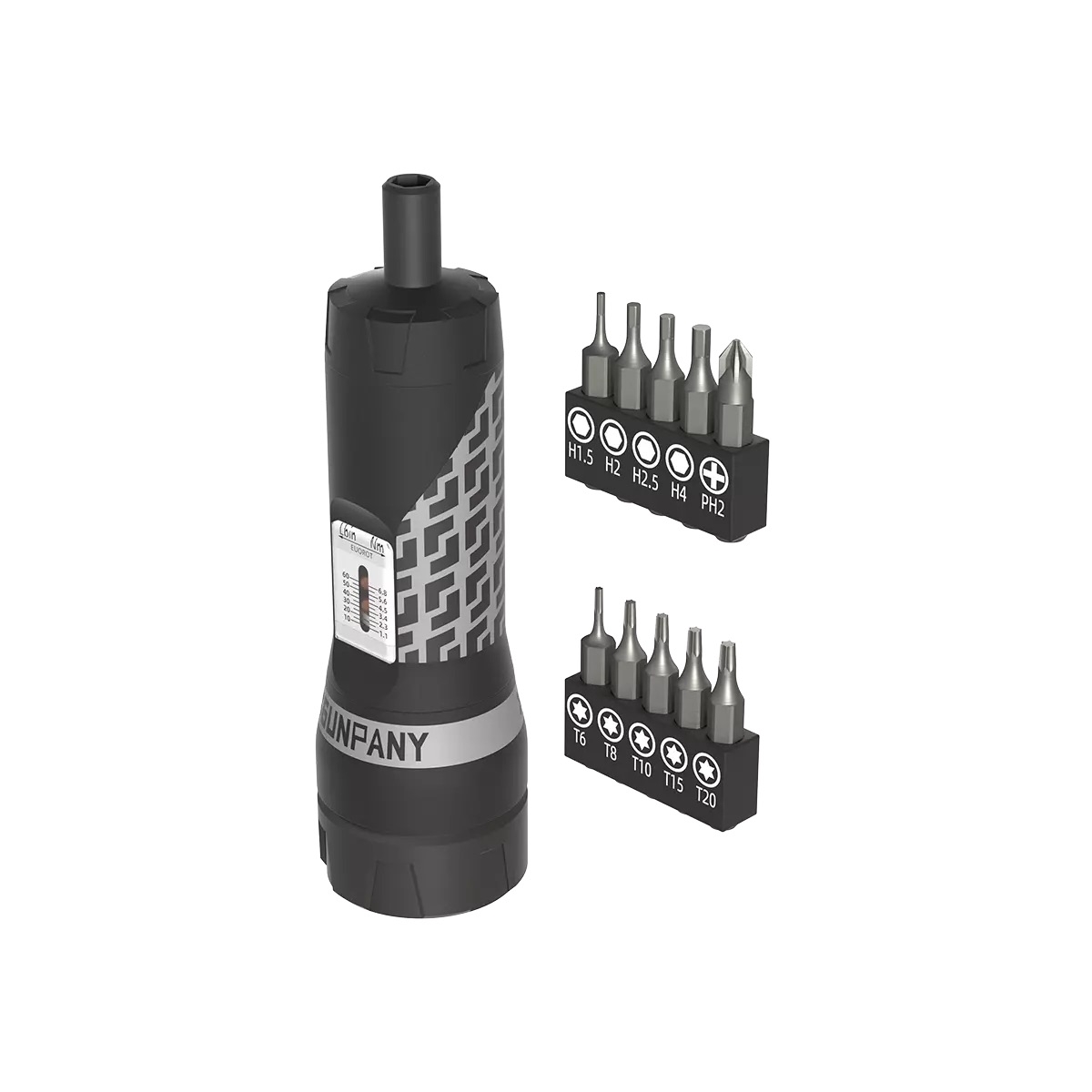 VO Torque Screwdriver with Bit Set - Black OD-A-SCTK-04 asgbox.pl VO Torque Screwdriver with Bit Set - Black - obrazek 2