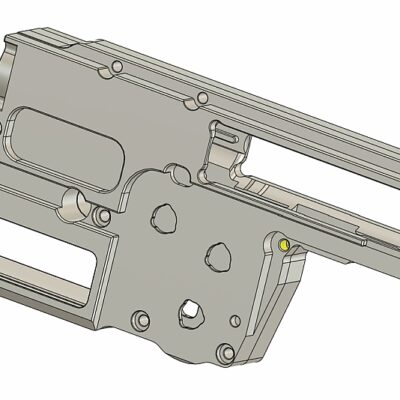 RetroArms CNC Gearbox P90 (V6) QSC, 8mm - Black