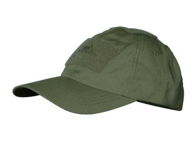 HELIKON Baseball Cap with Velcro Adjustment, Ripstop - Green