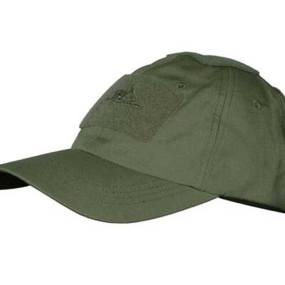 HELIKON Baseball Cap with Velcro Adjustment, Ripstop - Green