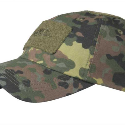 HELIKON Baseball Cap with Velcro Adjustment, Ripstop - Flecktarn