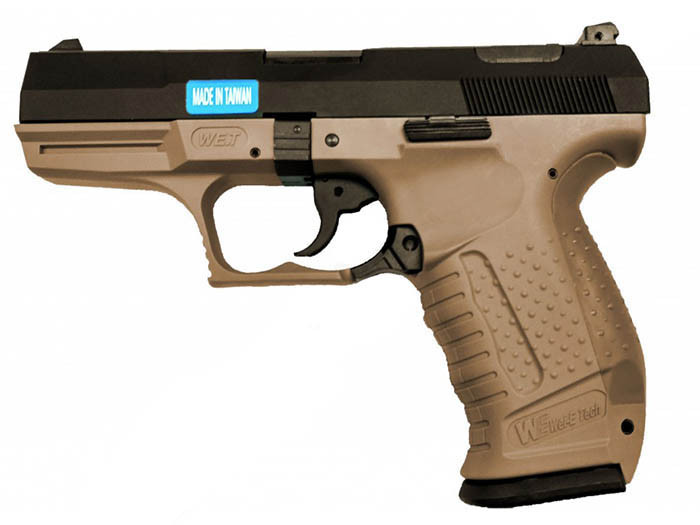 WE GBB Pistol Model 99C God of War - Black/Tan OD-A-WE00310 asgbox.pl WE GBB Pistol Model 99C God of War - Black/Tan