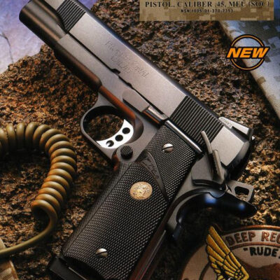 Alternative view of TM GBB gas pistol MEU SOC 1911 - Black