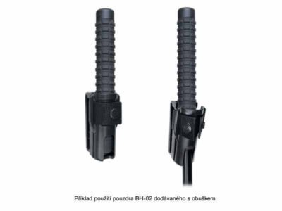 ESP Telescopic Non-hardened Baton 16" with Pouch - Black - obrazek 2