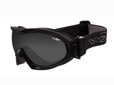 Goggles NERVE smoke grey  plus  clear/Matte black frame