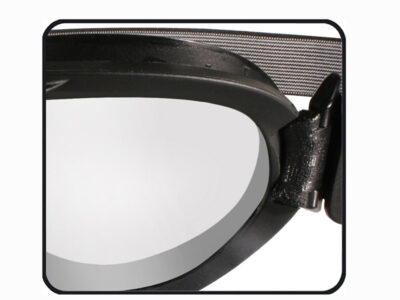 Goggles NERVE smoke grey  plus  clear/Matte black frame - obrazek 2