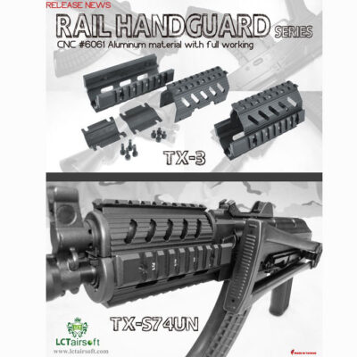 Alternative view of PK-209 TX-3 AK Rail Handguard