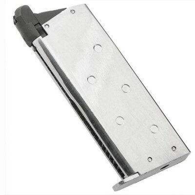 TM magazine for Marui DETONICS .45 GBB, 18 BBs - Silver