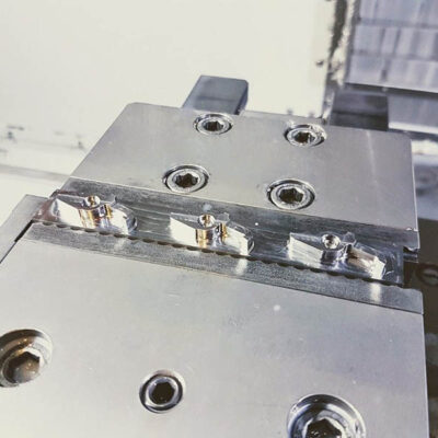 Alternative view of Steel CNC Cut-off lever for M4