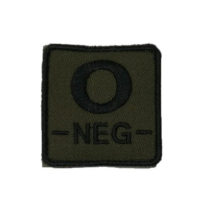 ID. Blood velcro - 0-NEG - oliv