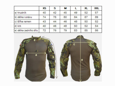 Shirt Army tactical UBACS vz.95 DESERT rip-stop - obrazek 2