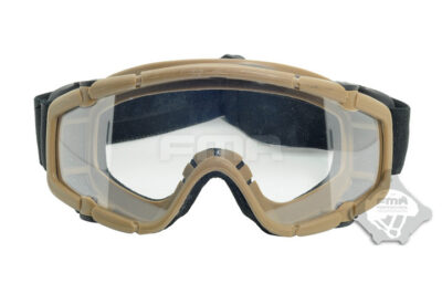 FMA SI Tactical Ballistic Goggle (2 Visors) - Tan
