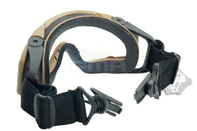 FMA SI Tactical Ballistic Goggle (2 Visors), Helmet Mount - Tan - obrazek 3